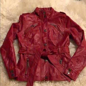 Rad faux leather jacket